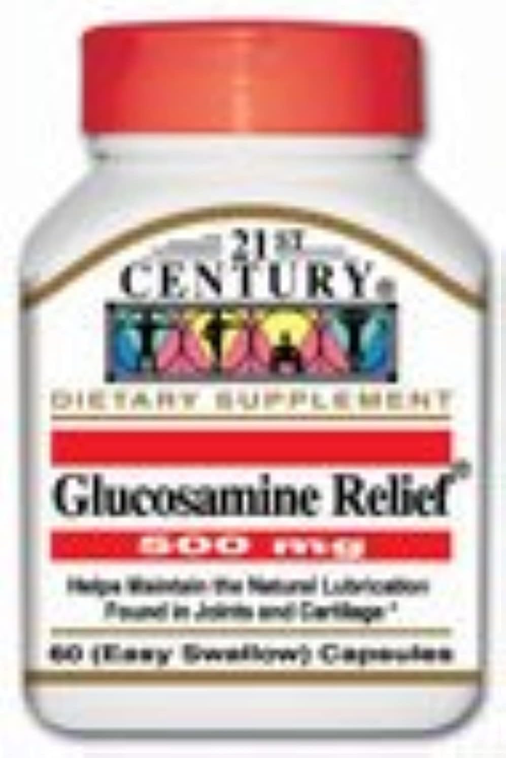 21st Century Glucosamine Relief 60 Easy To Swallow Capsules (500mg