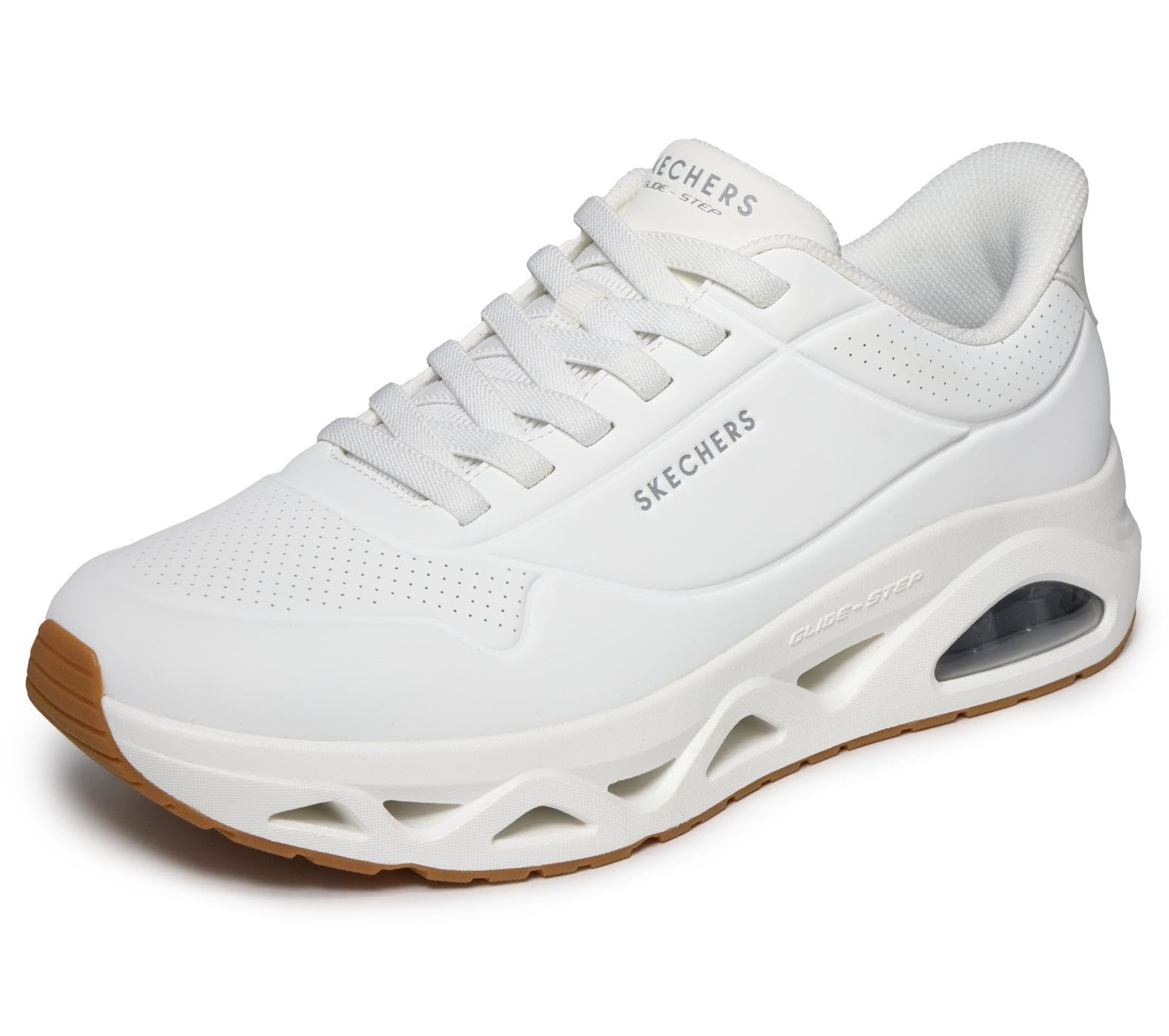 Skechers Mens Slip-Ins Glide-Step Deboss Durabuck Fashion Sneaker