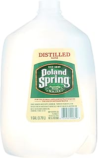 POLAND SPRINGS WATER DISTILLED, 6 1 Gallon Bottles