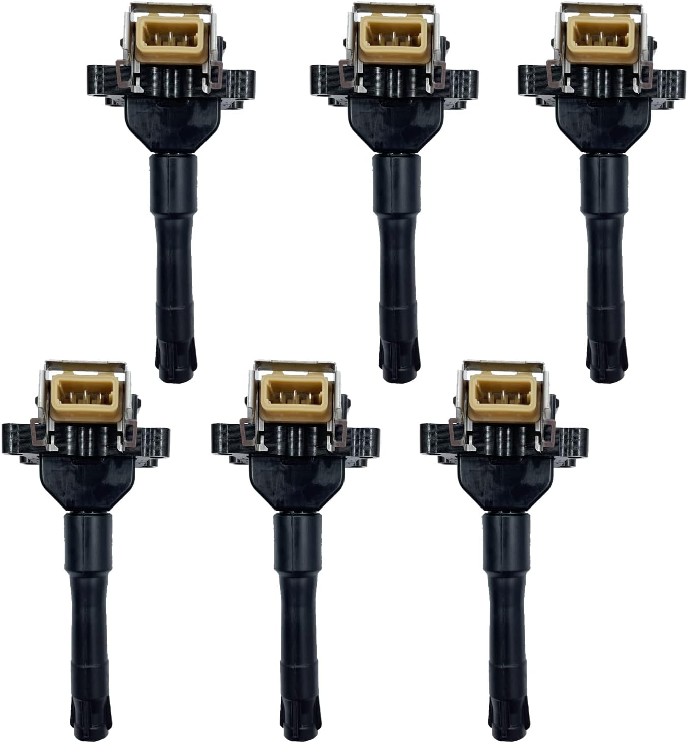 N51WSTAR 4 Holes Ignition Coil Packs Set Of 6 Compatible