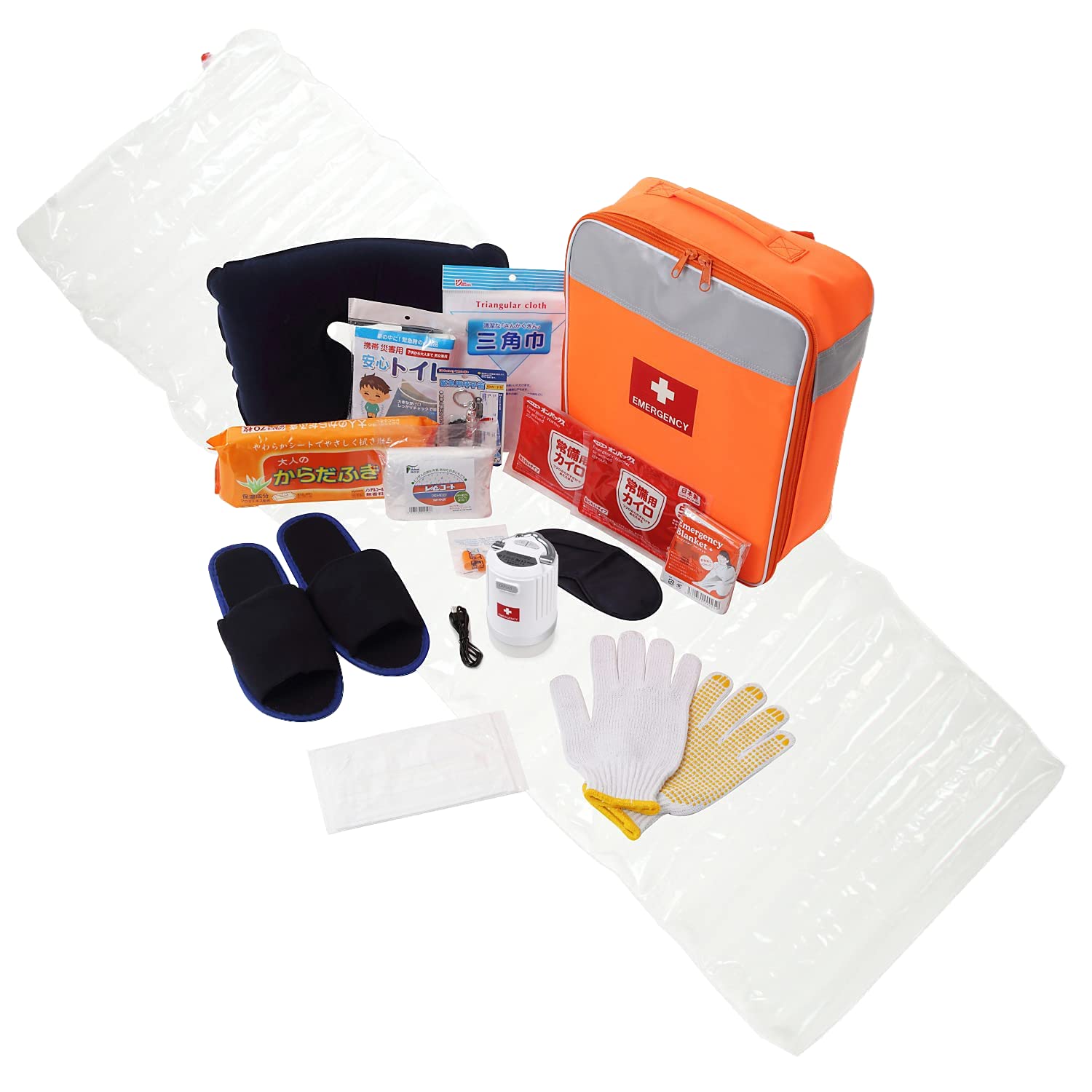 Amazon｜車載用 防災セット 防災グッズ 車での非常時に備える 防災