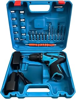 Cordless Screwdriver Rechargeable Appliance Installation Tool | Handheld Screwdriver Set for Contractors Carpenters Mechanics Professionals Handymen Specialists Home Garage Workshop Job