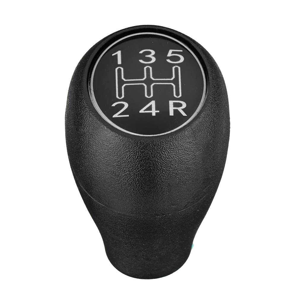 Wresetly Pommeau de levier de 5 vitesses pour 504 505 309 205 ABS argenté