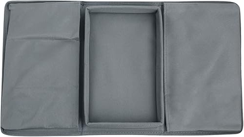 Miniatura 10 de MioCloth Organizador de reposabrazos de sofá, sillón reclinable, organizador de bolsillo para almacenamiento remoto de TV, organizador de bolsillo