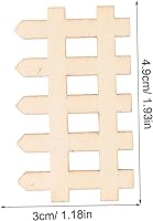 Vista 5 de Uonlytech 100 piezas de decoración para el hogar, cercado decorativo para el hogar, valla decorativa, mini valla en miniatura, adorno de valla