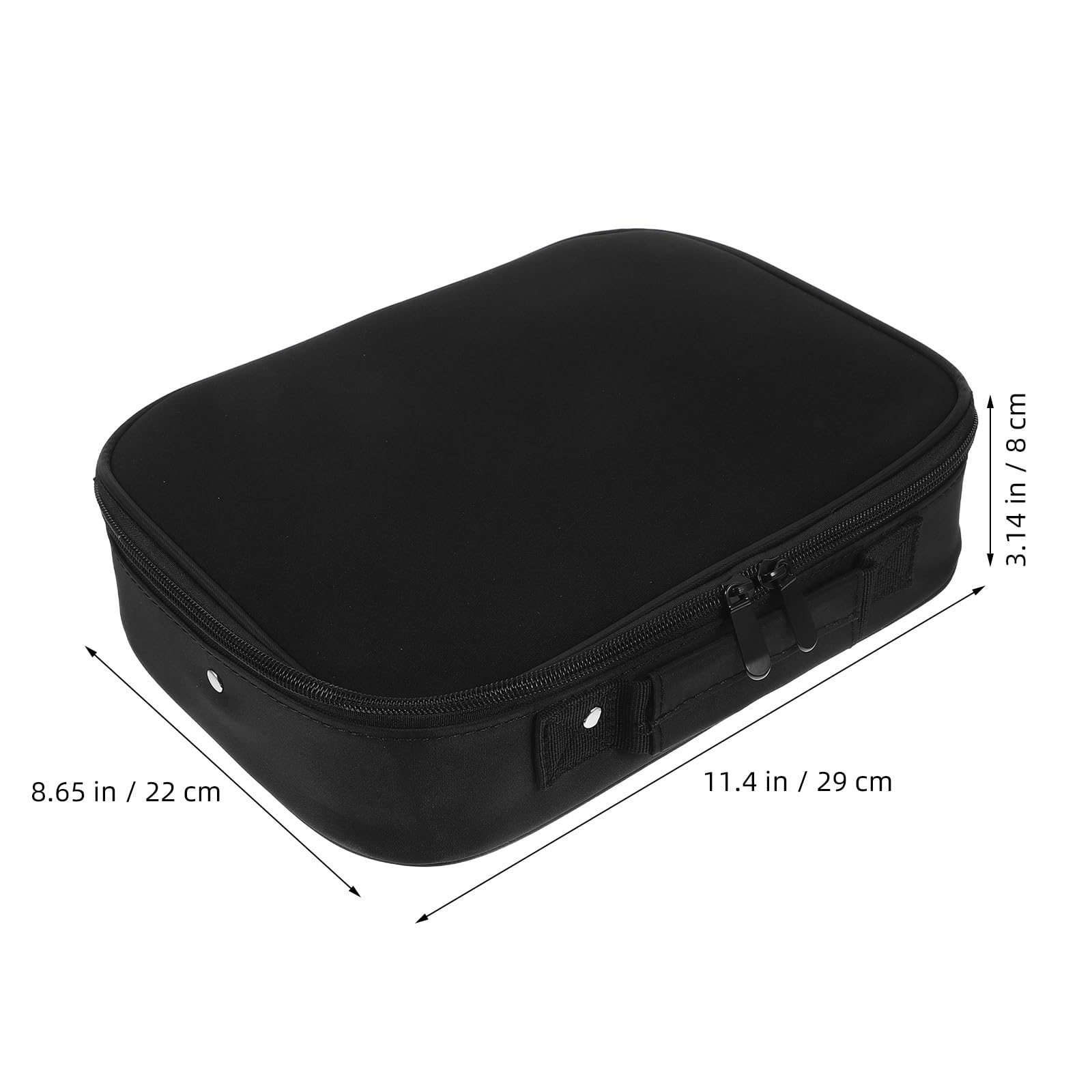 Große Friseurtasche für Friseurscheren und Werkzeuge, Schwarz