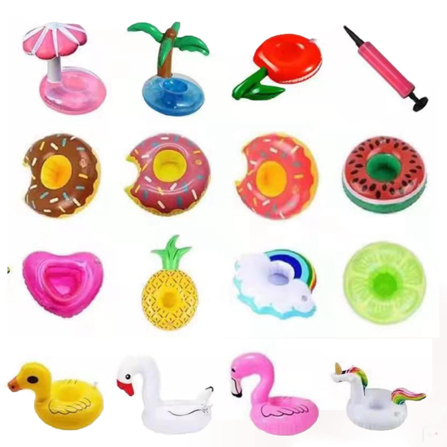 Portabebidas inflables, portabebidas inflables para Piscina, Disfrute de Sus Bebidas favoritas en la Piscina con portabebidas inflables