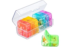 Zoksi Weekly Pill Organizer 2 Times a Day
