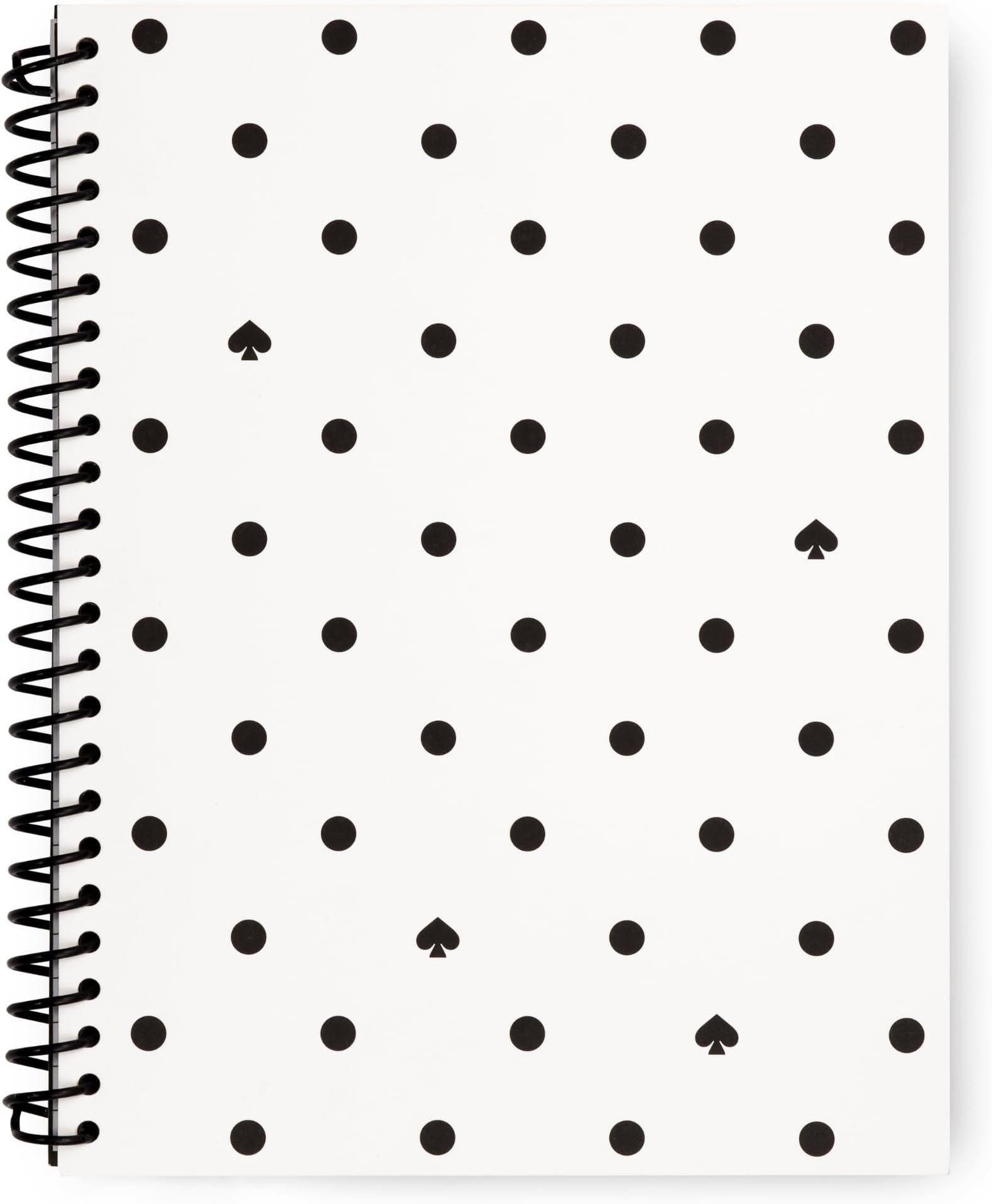 Small Notebook, Black Spade Dot