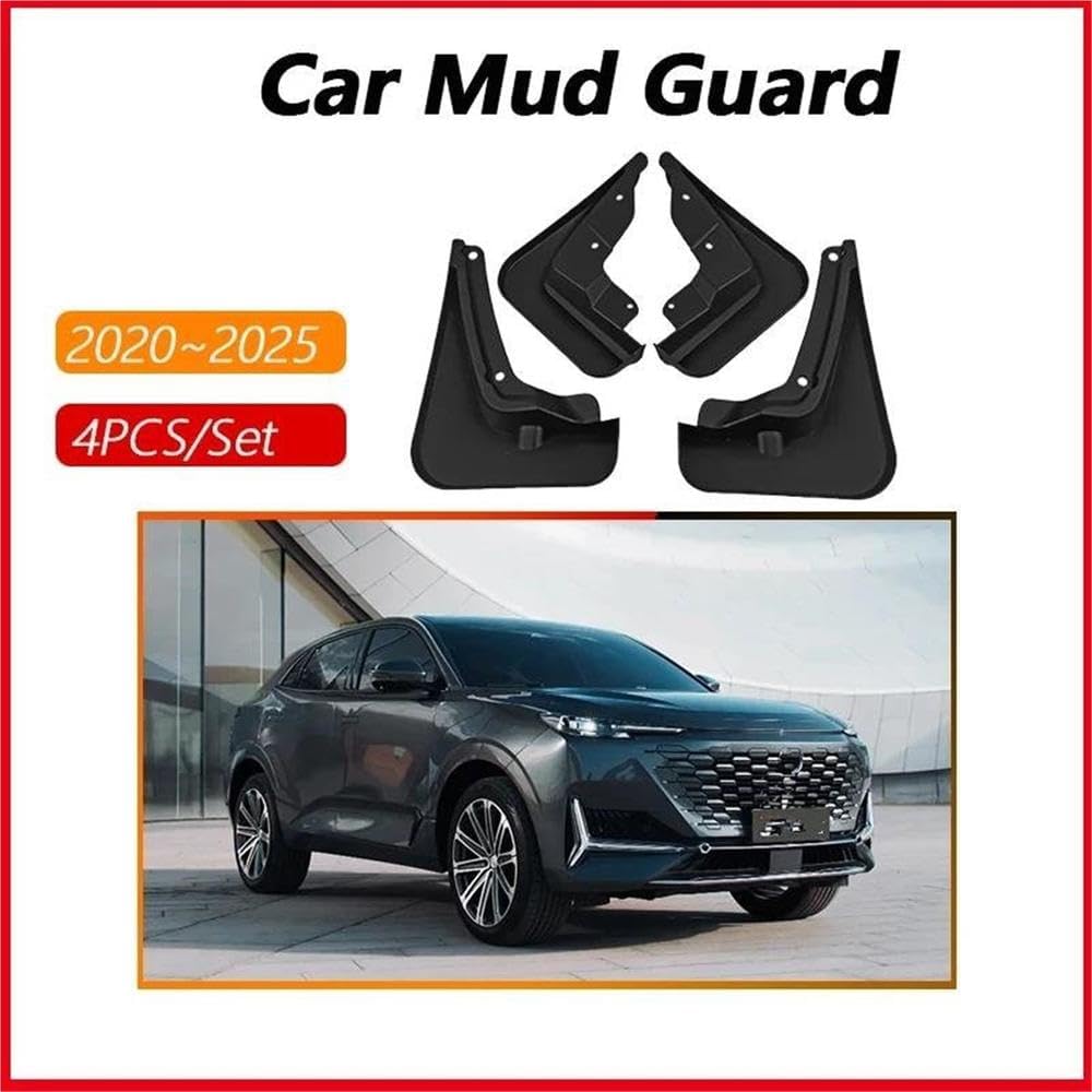 Auto Parts Car Wheel Fenders for Changan UNI-K 2020~2025 Anti-Splash Mudguards Splash Guard Front Rear Mudflaps