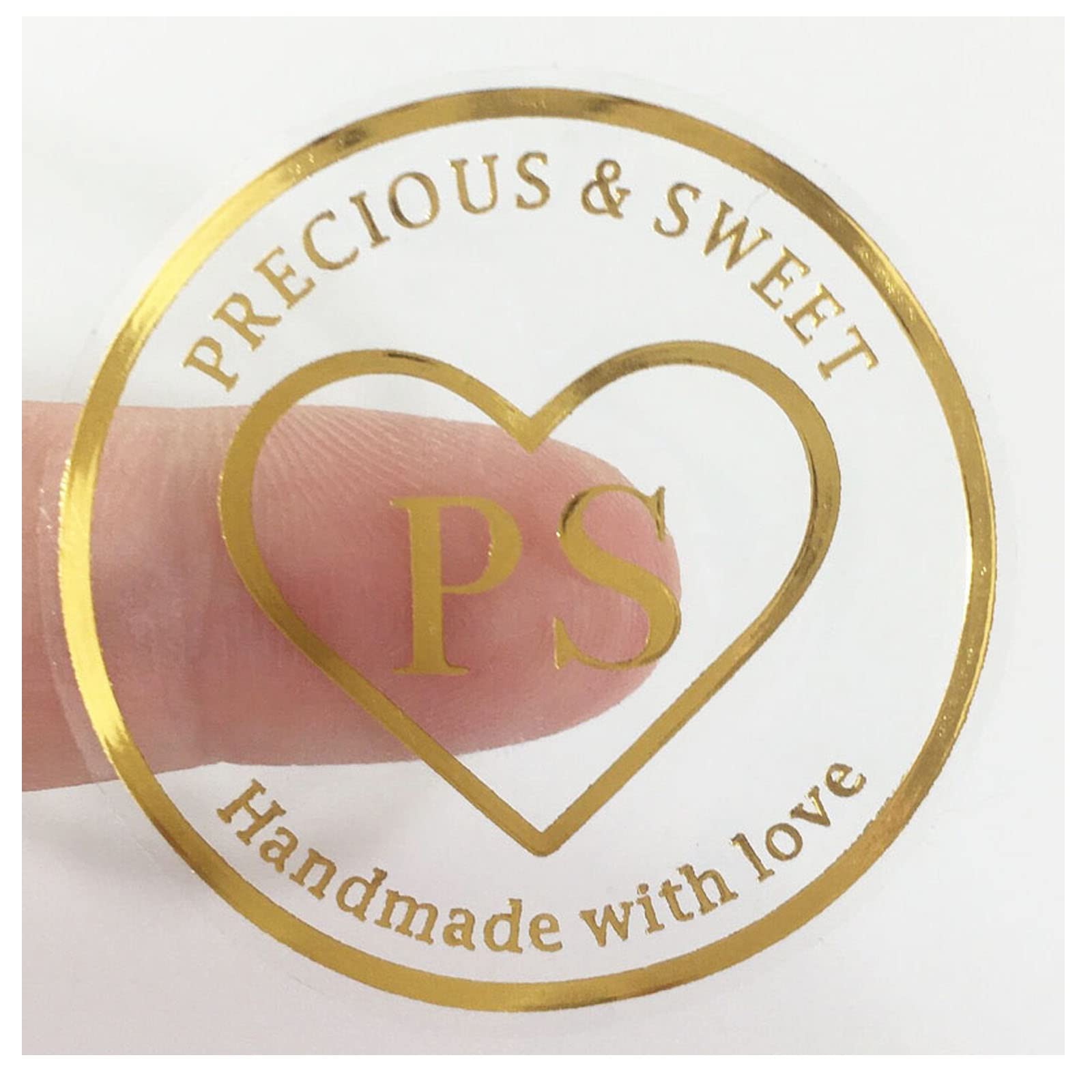 100 Étiquettes Autocollantes Rondes Personnalisables - Pour Mariage, Cadeaux Ou Événements - Diamètre 8cm