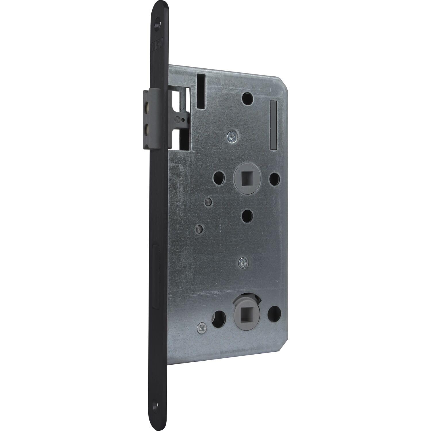 Serrure magnétique pour WC en acier inoxydable laqué noir DM 55