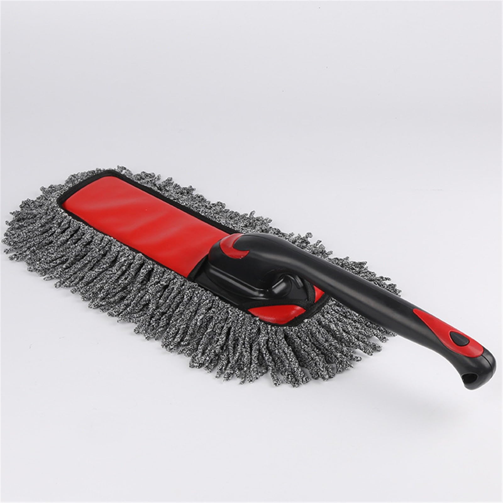 Szczotka do czyszczenia samochodu Mop do mycia samochodu Obrotowa szczotka do mycia samochodu Szczotka do czyszczenia wosku Szczotka do czyszczenia mopa (kolor: czerwony, rozmiar: 61 cm)