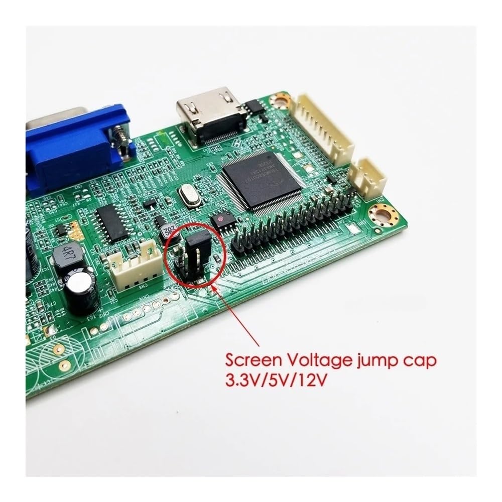 tv Scheda di Alimentazione per G156XW01 G185XW01 G156XTN01.0 1366x768 Scheda Controller HDMI+VGA a LVDS Schermo Laptop Display Kit Driver FAI DA TE