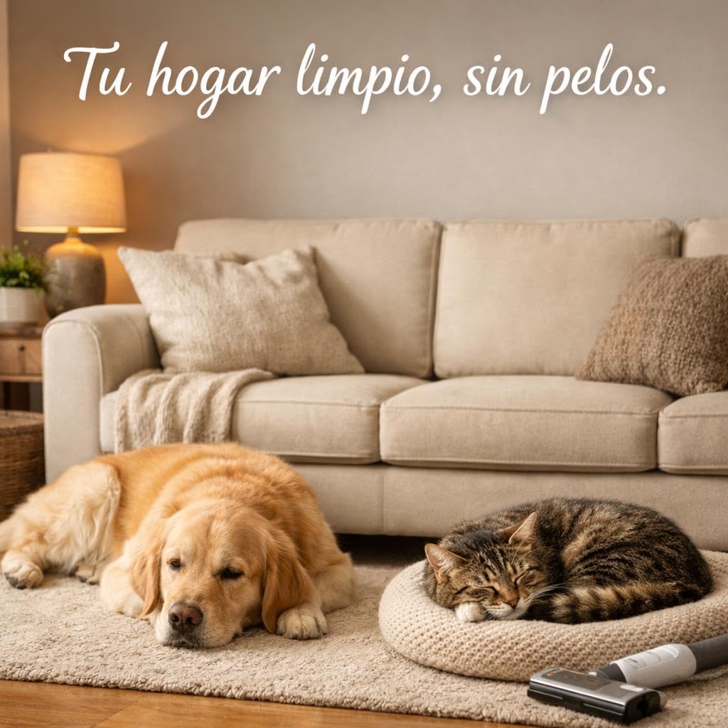 TOKAYRO Rodillo quitapelos Mascotas + Cepillo Removedor de Pelusa | Set 2 en 1 para Perros, Gatos, Ropa y Sofás – Reutilizable y Fácil de Usar — view 9