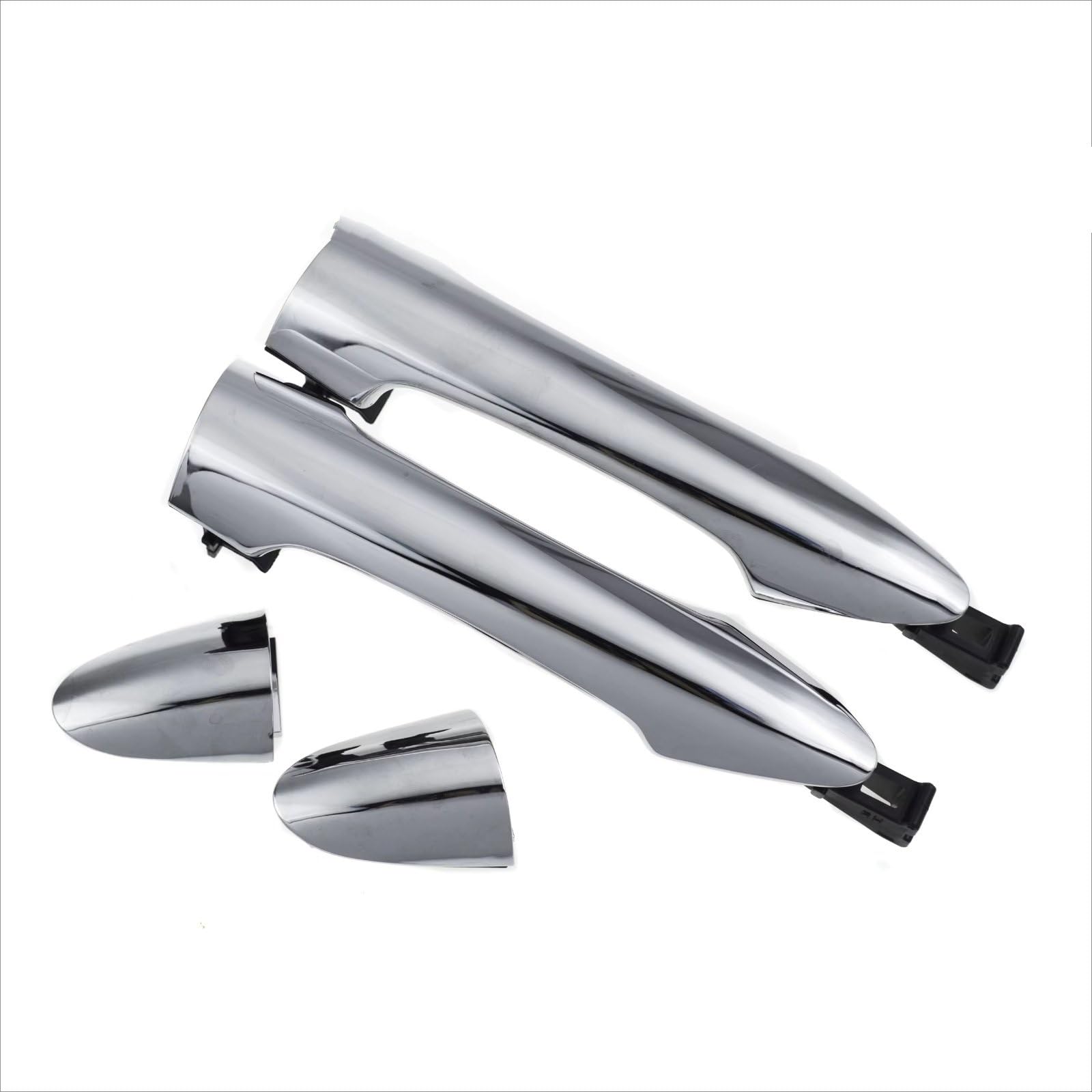 for Kia for Picanto for Morning 2011-2016 Front Rear Left Right Driver Chrome Exterior Door Handle Car Exterior Door Handle(Rear Left Right 2pcs)