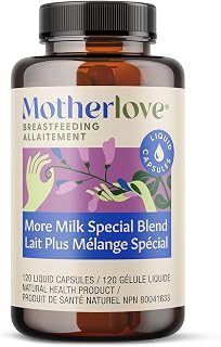Motherlove More Milk Special Blend Vegan Capsules (120 caps) Herbal Lactation Supplement w/ Goat’s Rue to Build Mammary Tissue & Enhance Breast Milk Supply for Nursing & Pumping Moms—Organic Herbs, Non-GMO