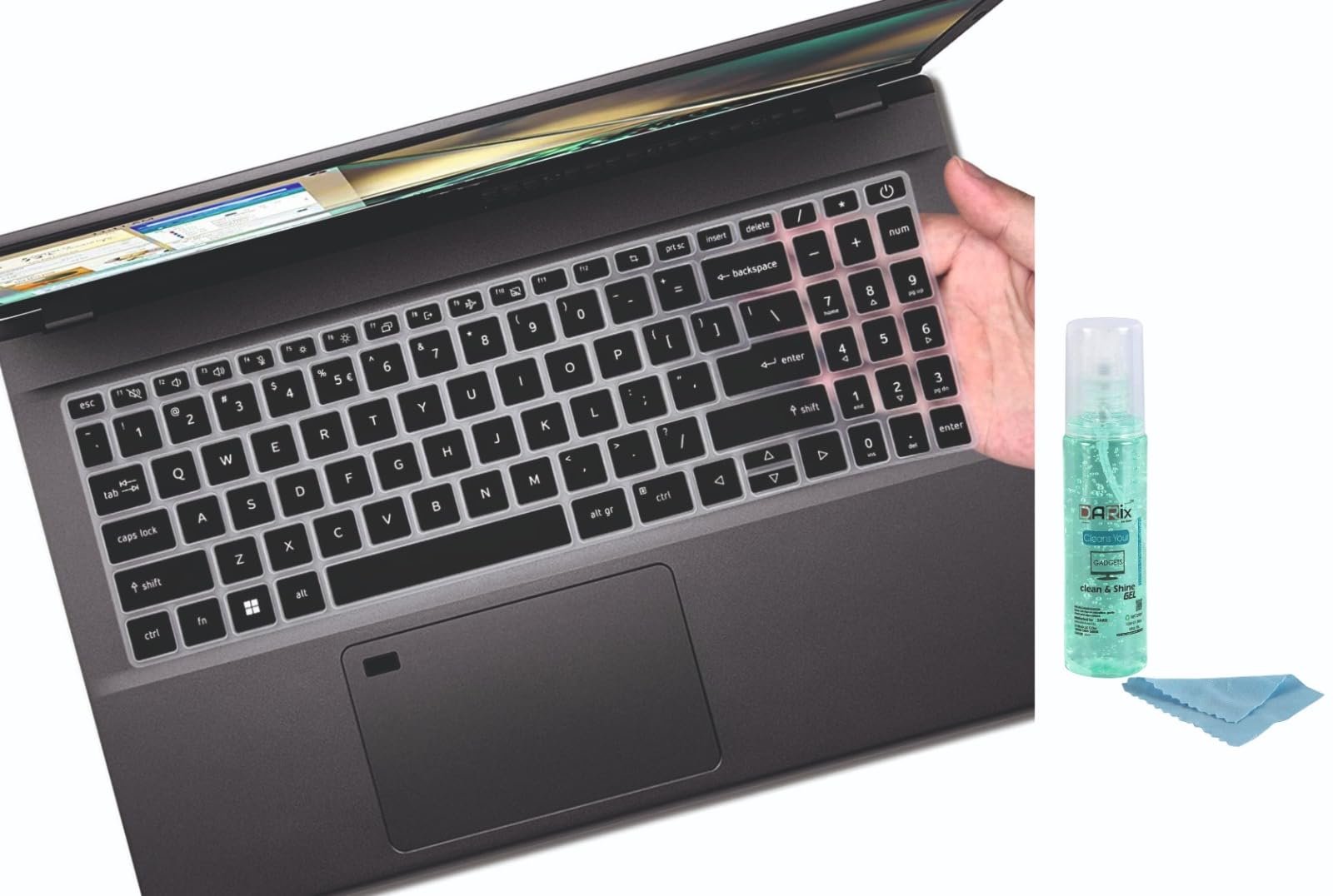 Silicon Keyboard Skin/Cover for ACER Nitro AN515-51 AN515-41 Aspire A515-57G A515-58GM A715-51G A715-76G