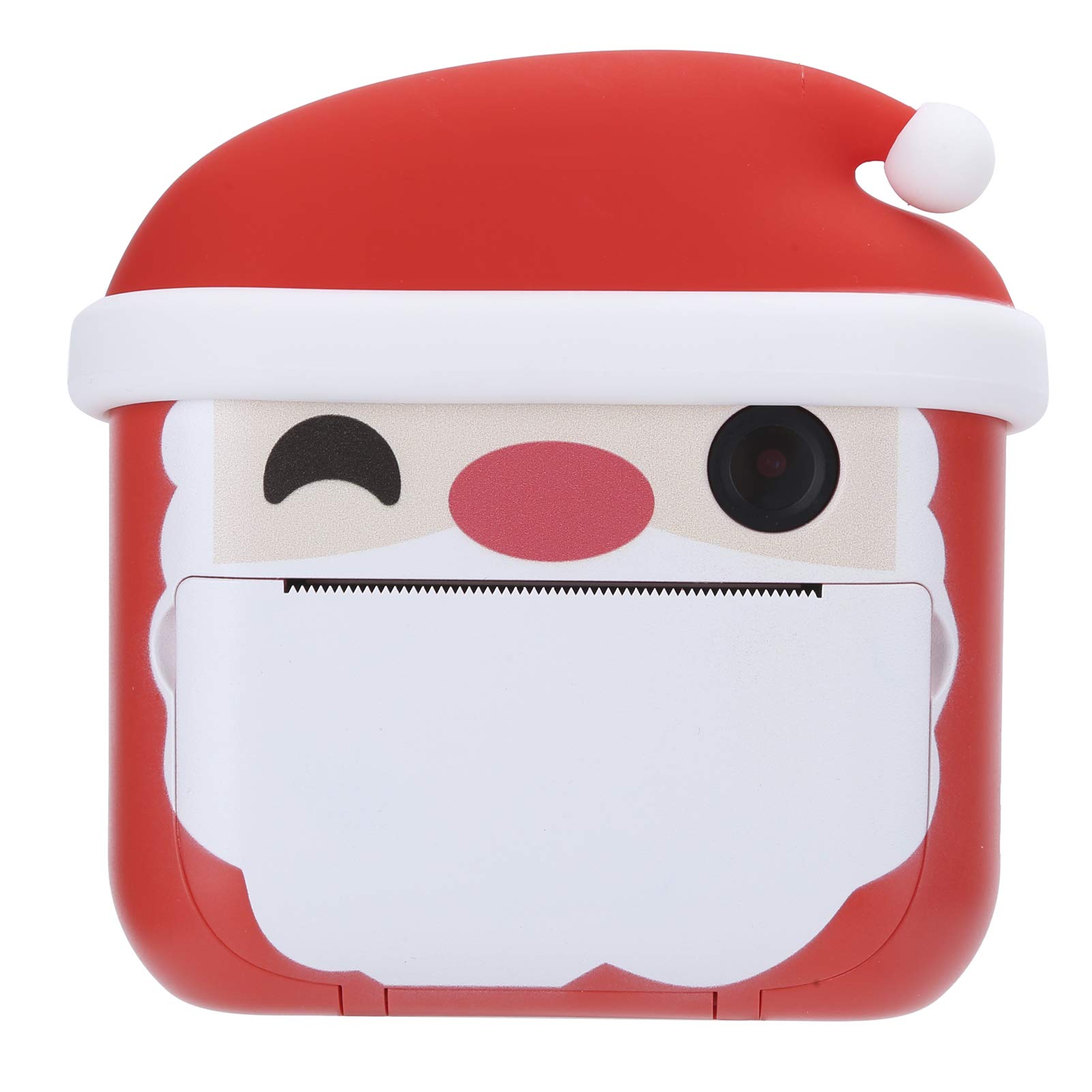Ejoyous Cámara de Dibujos Animados ABS Cámara Digital para Niños con Pantalla IPS de 2,4 Pulgadas Cámaras Duales de 1200 W Impresión Instantánea Grabación de Video WiFi Portátil para Niños Viajes