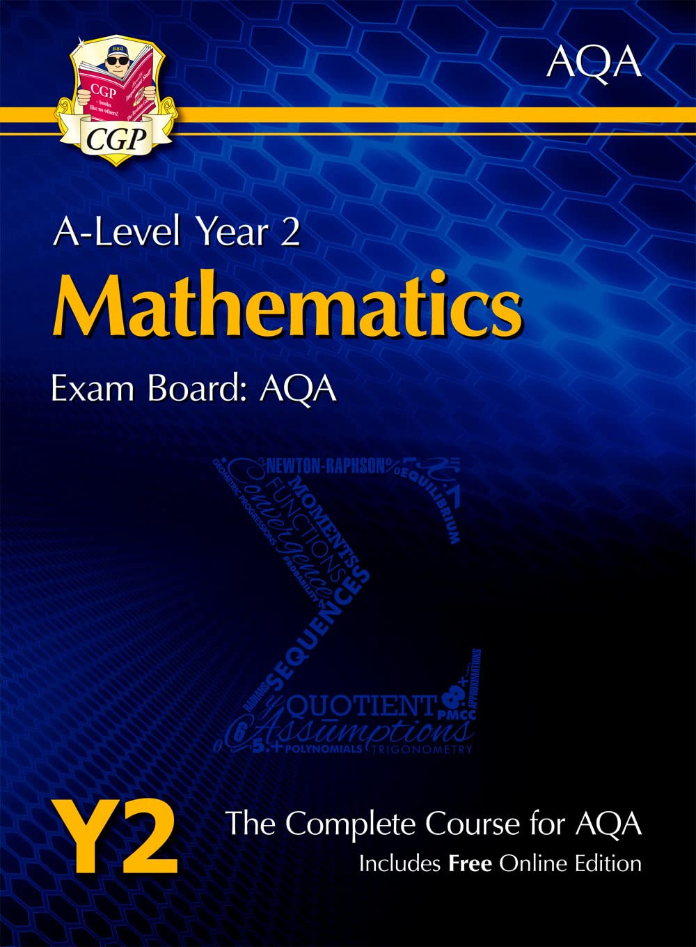 A-Level Maths for AQA: Year 2 Student Book with Online Edition by CGP Books
