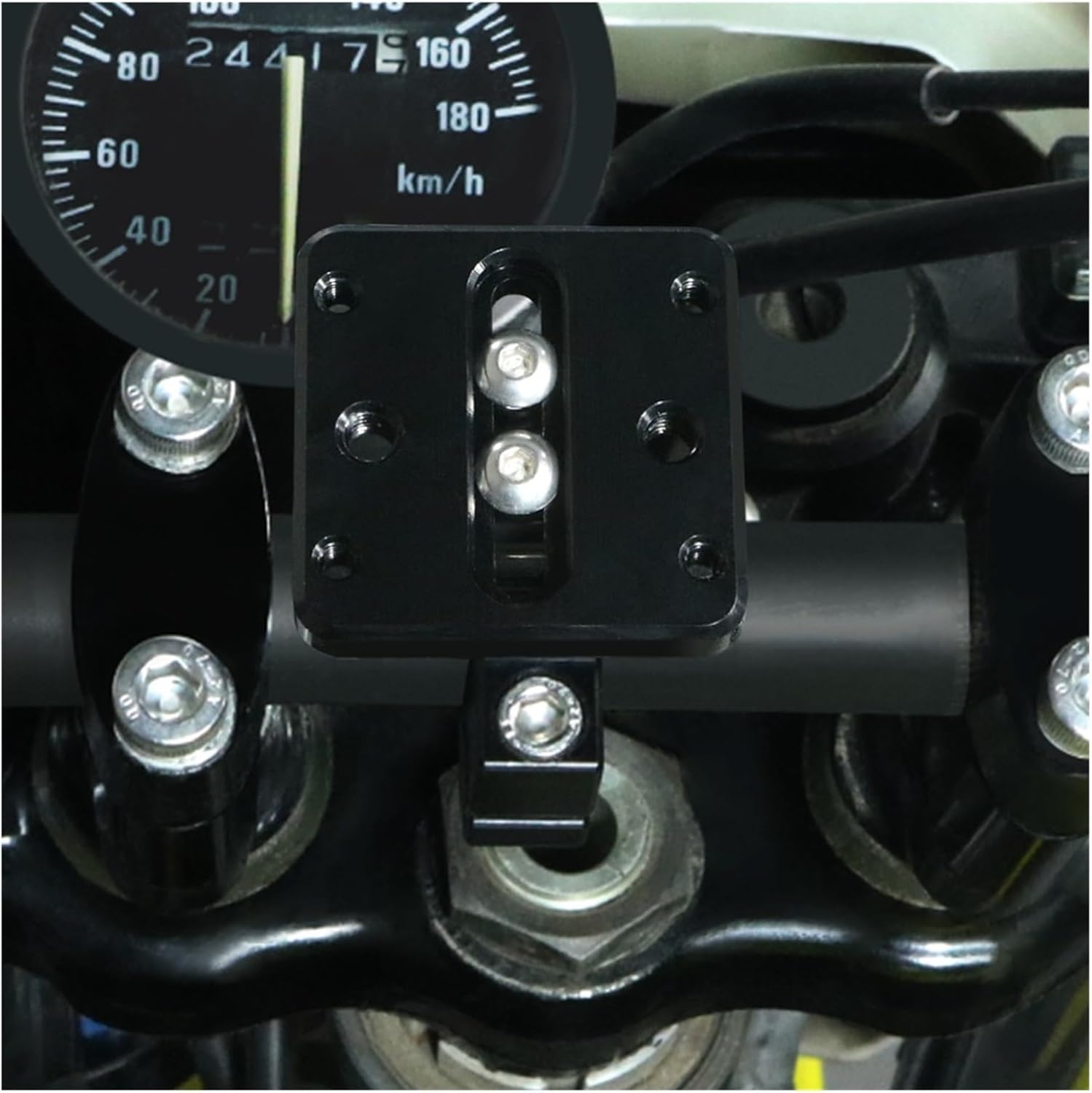 Navigator Mount GPS Plate Bracket Compatible with CB1000R CB300R CB250 CB300F CB500F X CB650R 22mm 28mm Handlebar Clamp CB1000