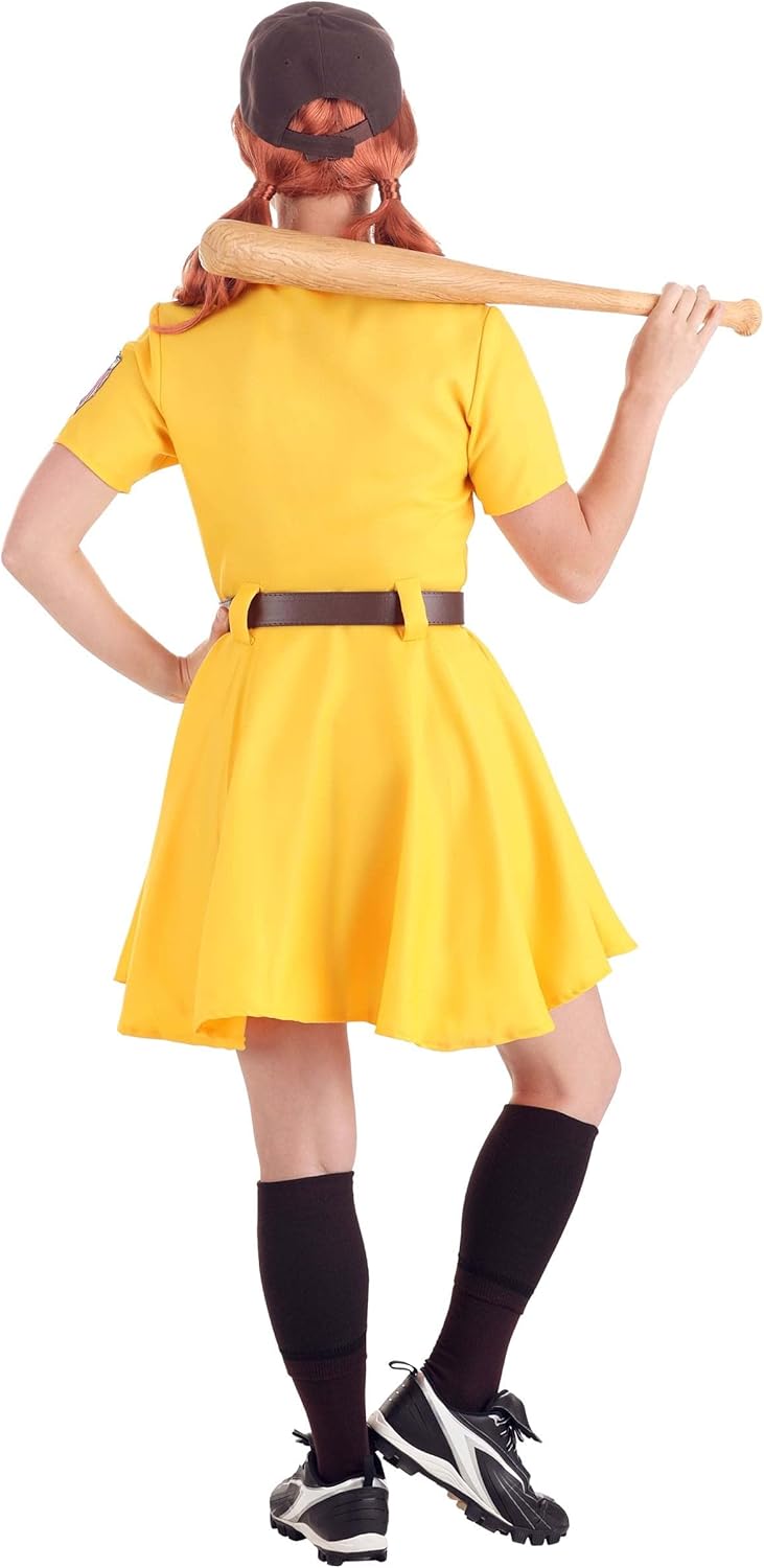 A League of Their Own Adult Kit Costume | Women's Racine Belles Baseball Uniform | Halloween Movie Outfit - Image 4