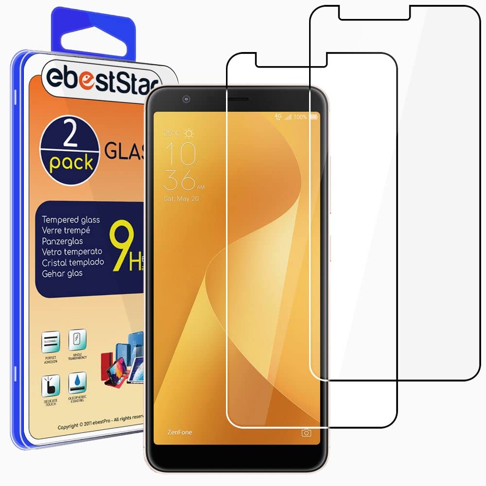 ebestStar - Verre Trempé x2 pour Asus Zenfone Max Plus M1 ZB570TL, Vitre Protection, Film Anti Casse, Anti Rayures, Sans bulles