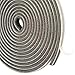 Pile Weatherstrip Brush Weather Stripping 16 Feet Length 11/32 3/16 inch Gray, Felt Weatherstrip for Sliding Doors Window Winter Seal