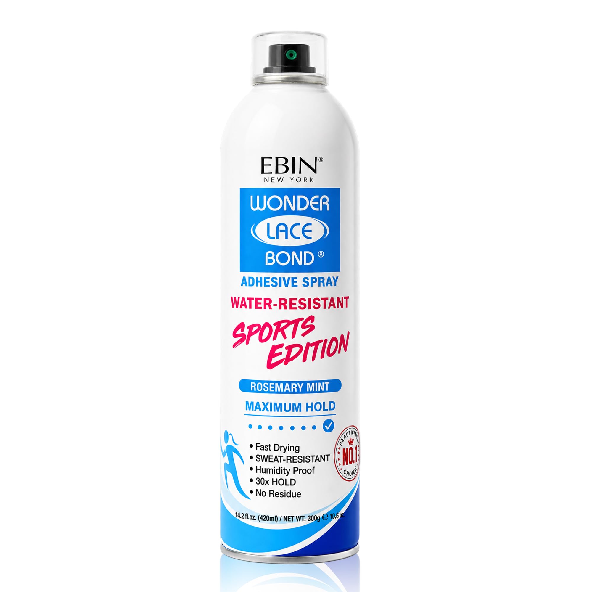 EBIN Wonder Lace Bond Spray, Sports, Sweat Resistant, Max Hold, 420ml