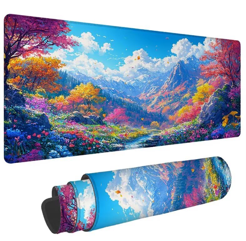 Mouse pad mousepad XXL azul e-345: alfombrilla escritorio grande y suave