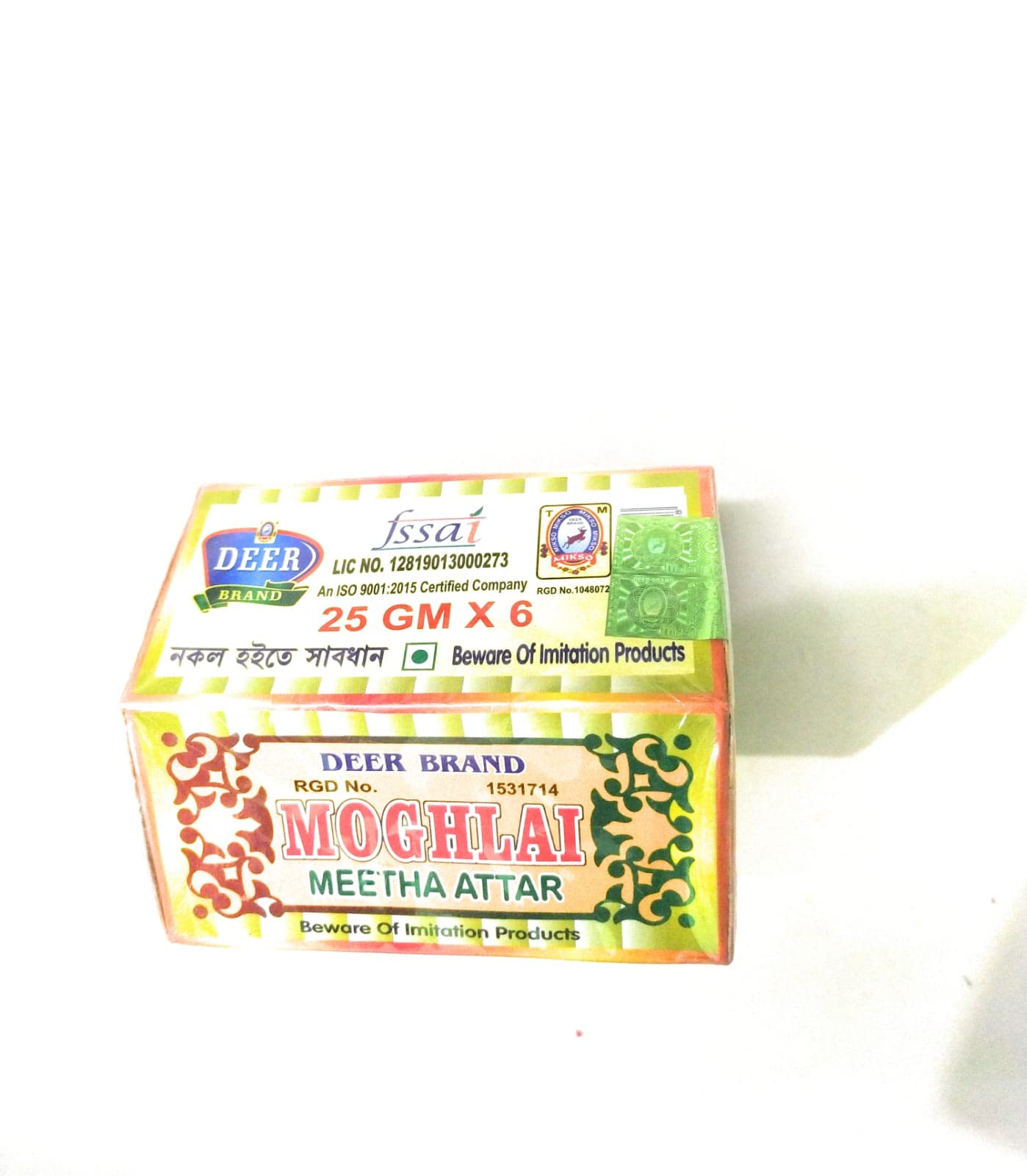 DEER BRAND MOGHLAI Meetha Attar (Mitha Sweet Attar) (150g(Pack of 6))