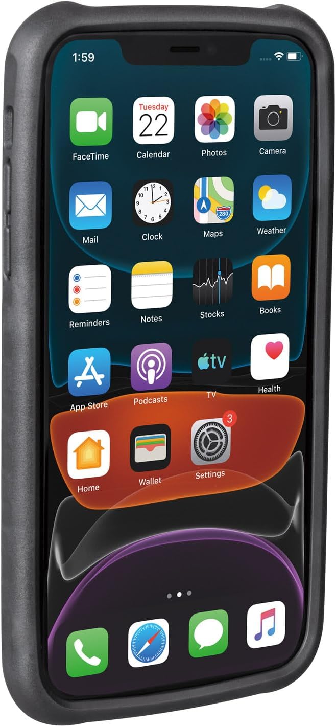 Topeak Ridecase iPhone 11 with Mount, Black