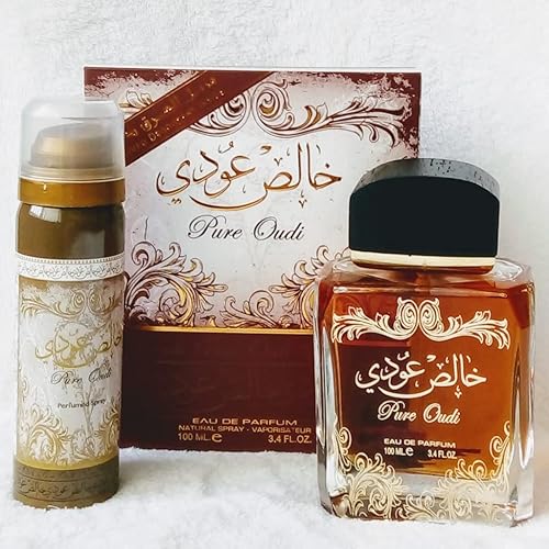 Miniatura 2 de Khalis Oudi Pure Arabian Oudi - Perfume de vainilla con aroma floral 34fl oz