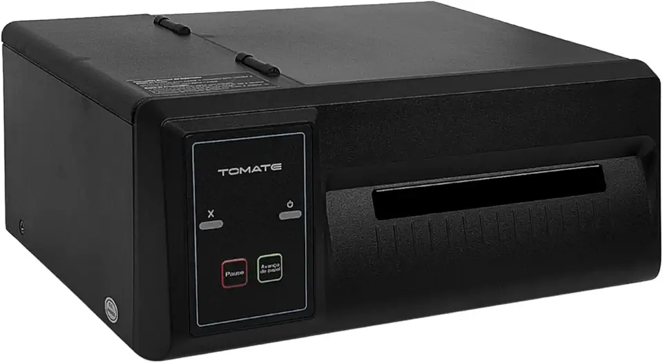 Impressora Térmica de Etiquetas 300mm/s 203 DPI Papel 50–110mm Conexão USB para Logística, Escritório e E-Commerce – Preto