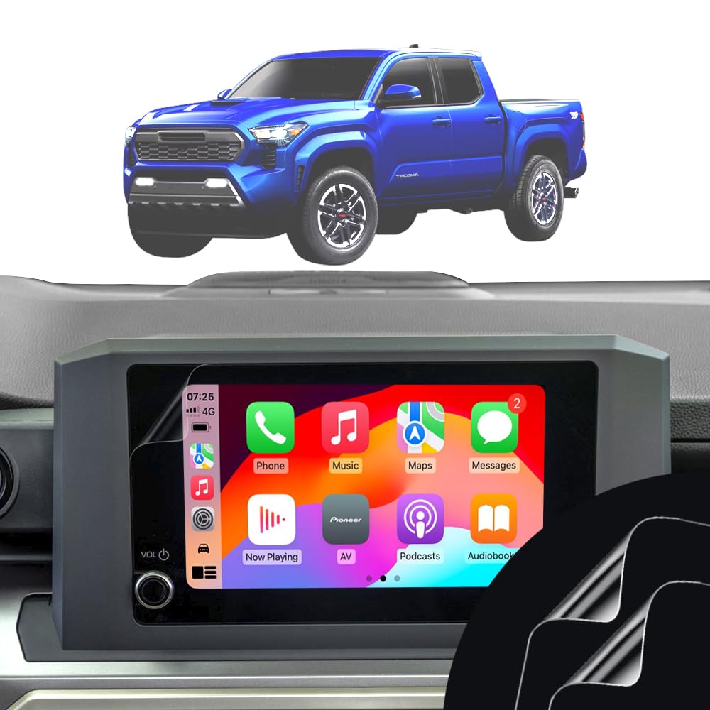 Artemis Shields Anti Glare Matte Screen Protector for 2024 2025 Toyota Tacoma 8 inch infotainment/Navigation Display 2 Pack (8Inch TACOMA)