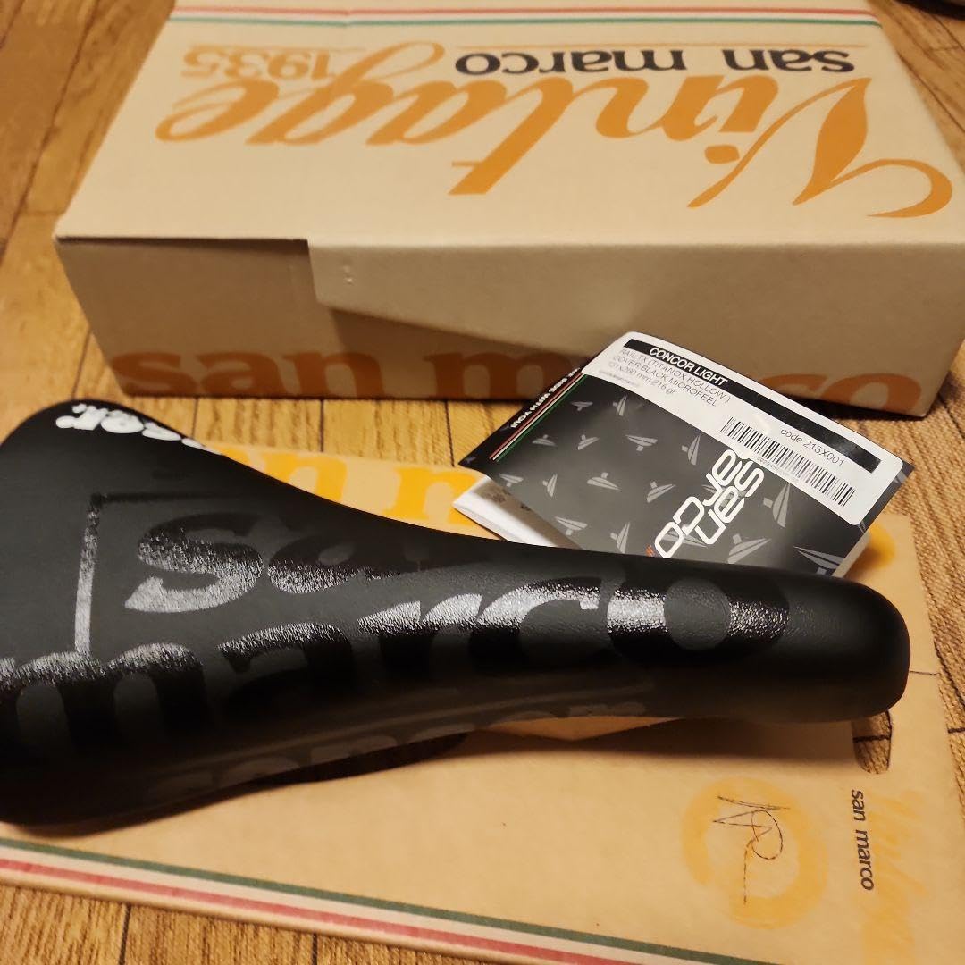 Amazon | サンマルコ コンコールライト ブラック サドル ロードバイク