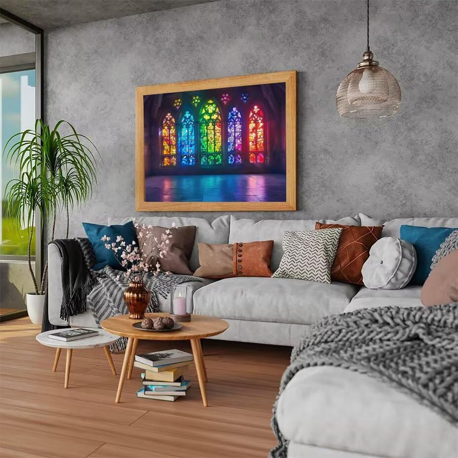 Diamond Painting 5D Salon : Sublimez Votre Décoration Murale avec le Kit Lumineux C-9 - 2