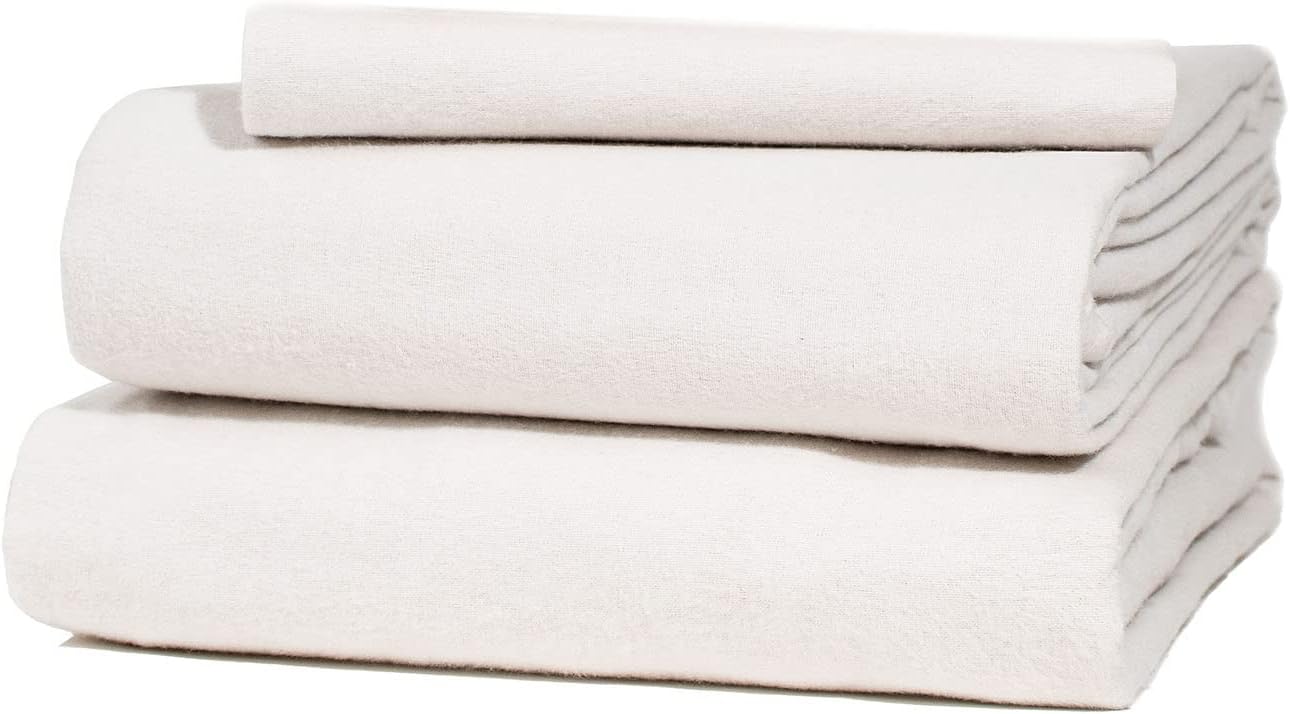 Five Looms Cozy Flannel Bed Sheet Set, 100 Cotton Flannel Sheets