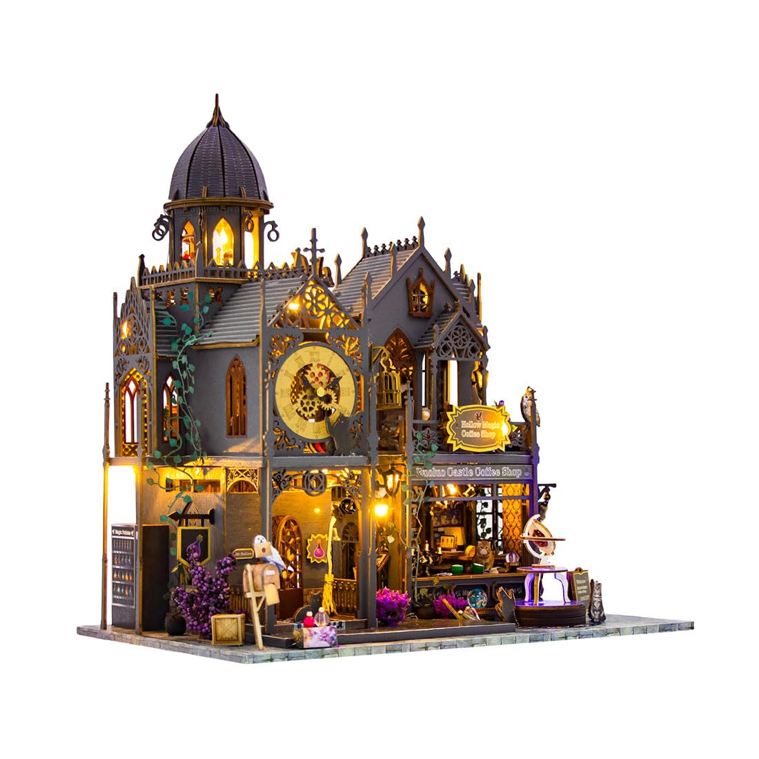 Amazon.com: YounggDiy 3D Wood Puzzle Castle Kits, 3D Wooden