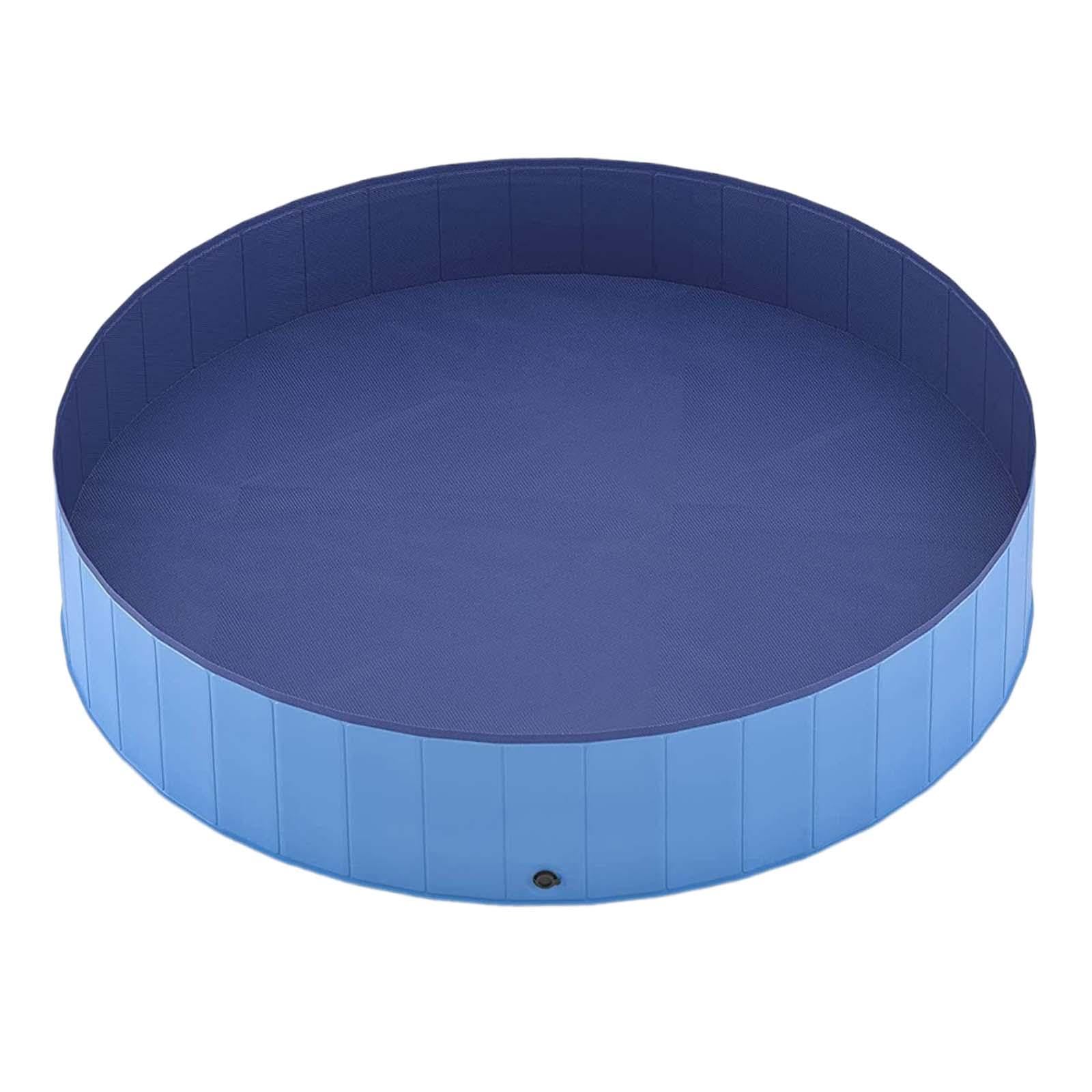 MYADDICTION Foldable Dog Swimming Pool Kiddie Pool PVC Outdoor for Garden Party Backyard 80cm-picture-14