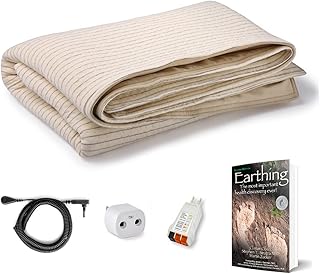 Grounding Throw Kit, grounding Blanket, grounding Sheet for earthing, Improve Sleep with Clint Ober's Earthing Products
