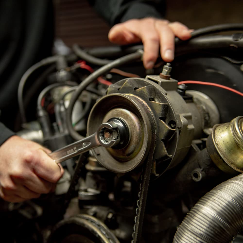 Doppelringschlüssel-Satz für Bremsleitung und Co, offen, DIN 3118 A | 10-tlg. | Leitungsschlüssel Set Nr.240 K | 8-32 mm | CrV | WGB - 9