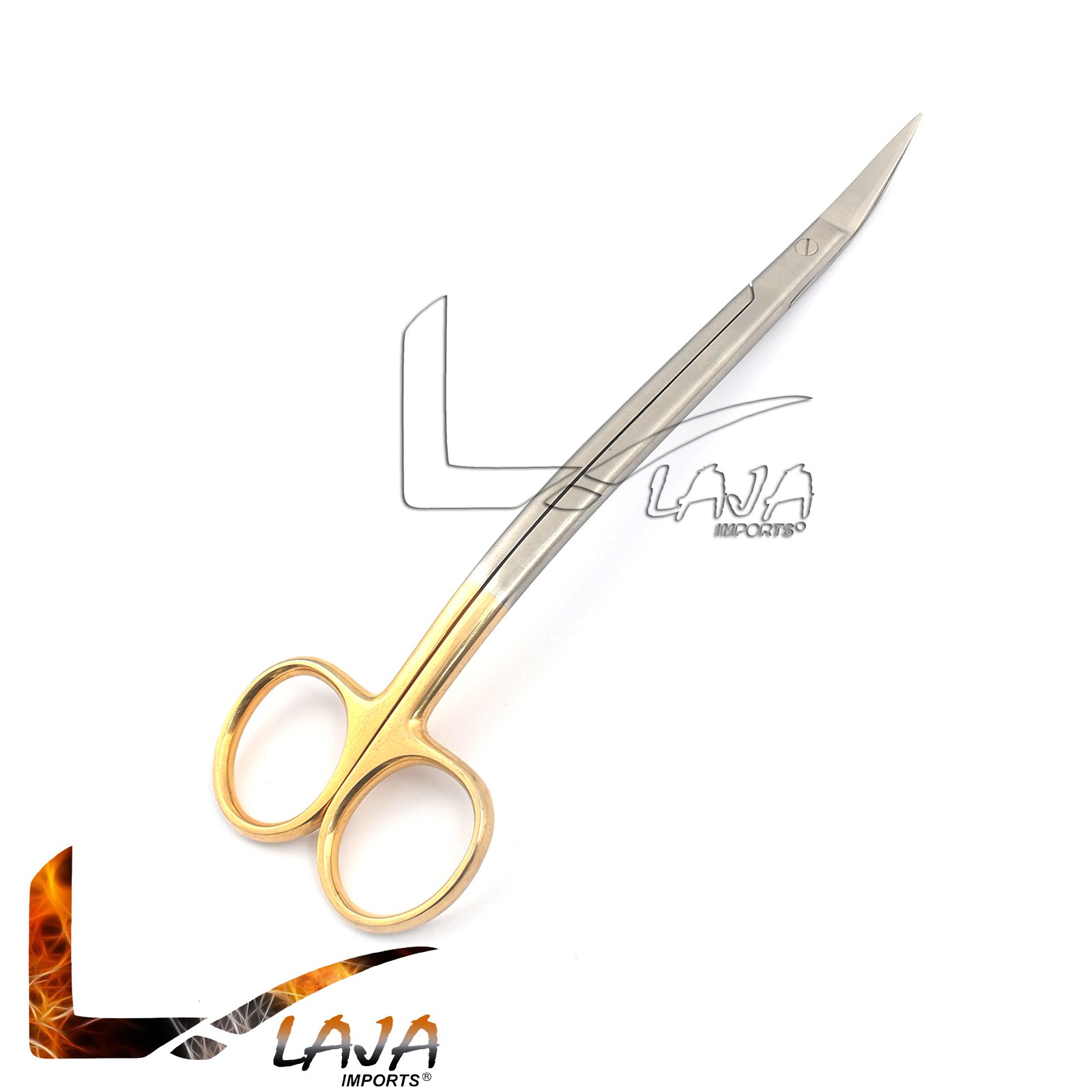 TC Dean Scissors 6.75" Angled, Smooth Blade