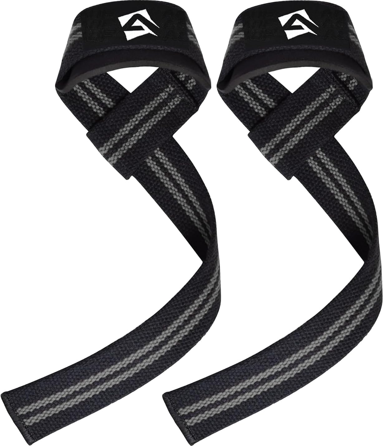 AQF Lifting Wrist Straps for Weightlifting, Powerlifting & Deadlifts – 23” Neoprene Padded Cotton Straps for Strength Training & Gym Workouts - Maximum Grip Support for Men & Women