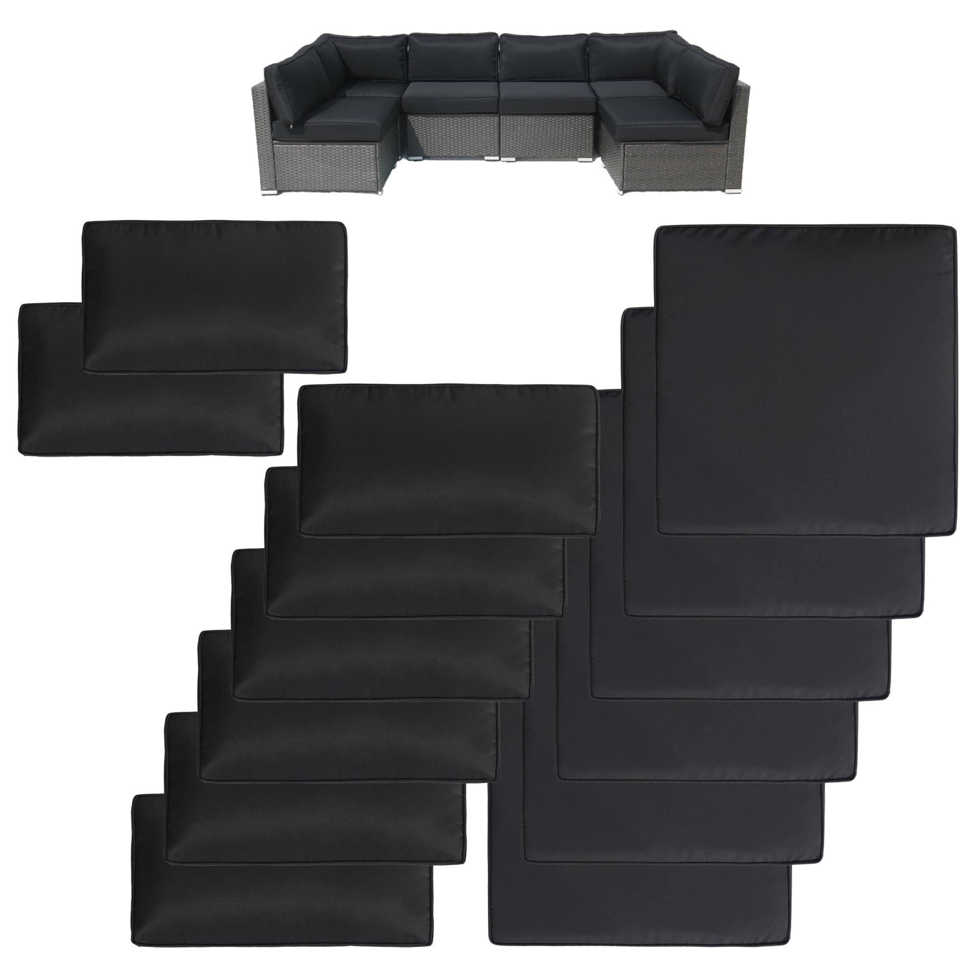 Funda para muebles de jardín exterior protector para mesa y sillas patio