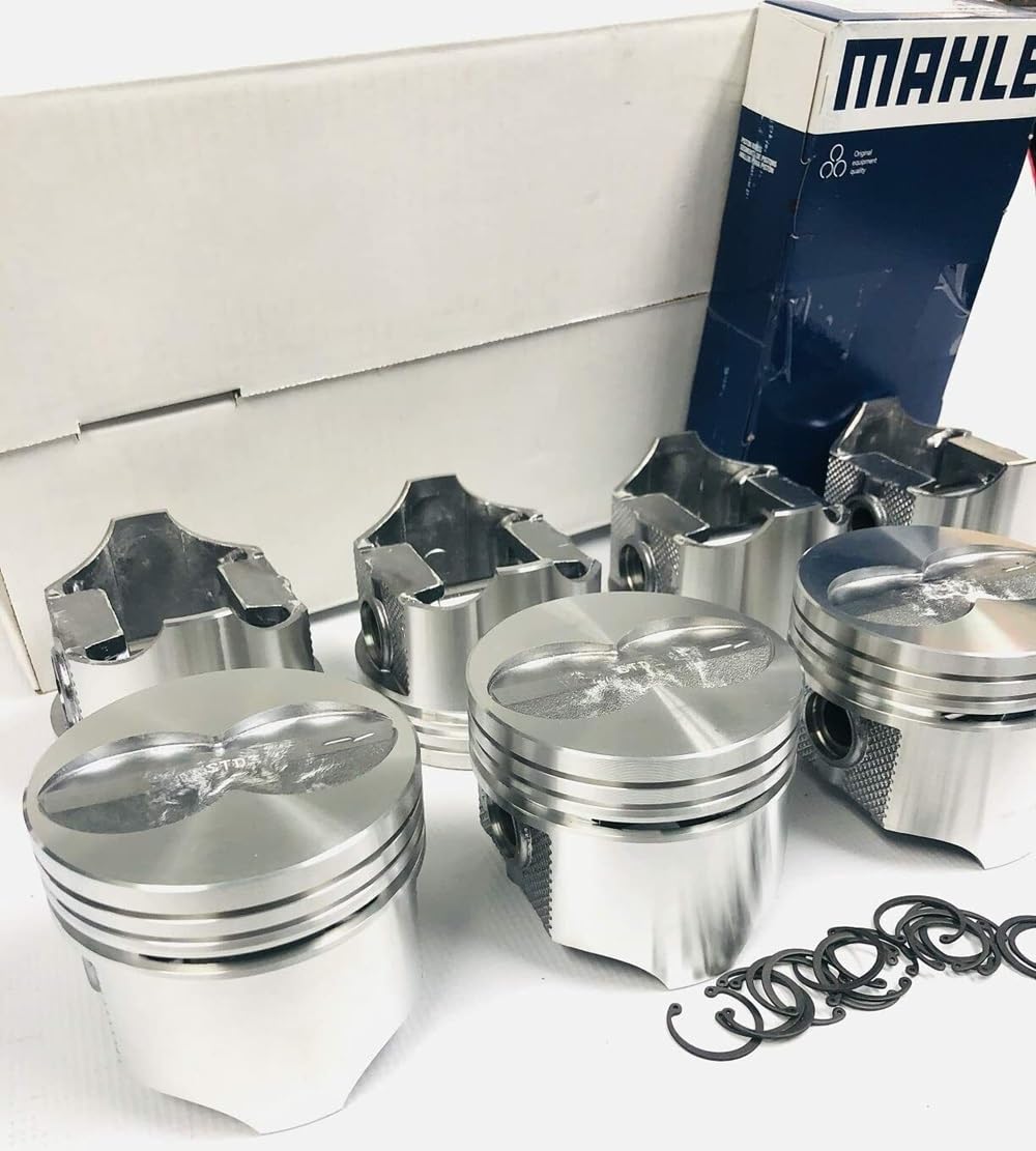 Enginetech Ford FE 390 Flat Top Piston & Ring Kit – .060 Oversize, 8-Pack (1966-1976) 4 thumbnail image
