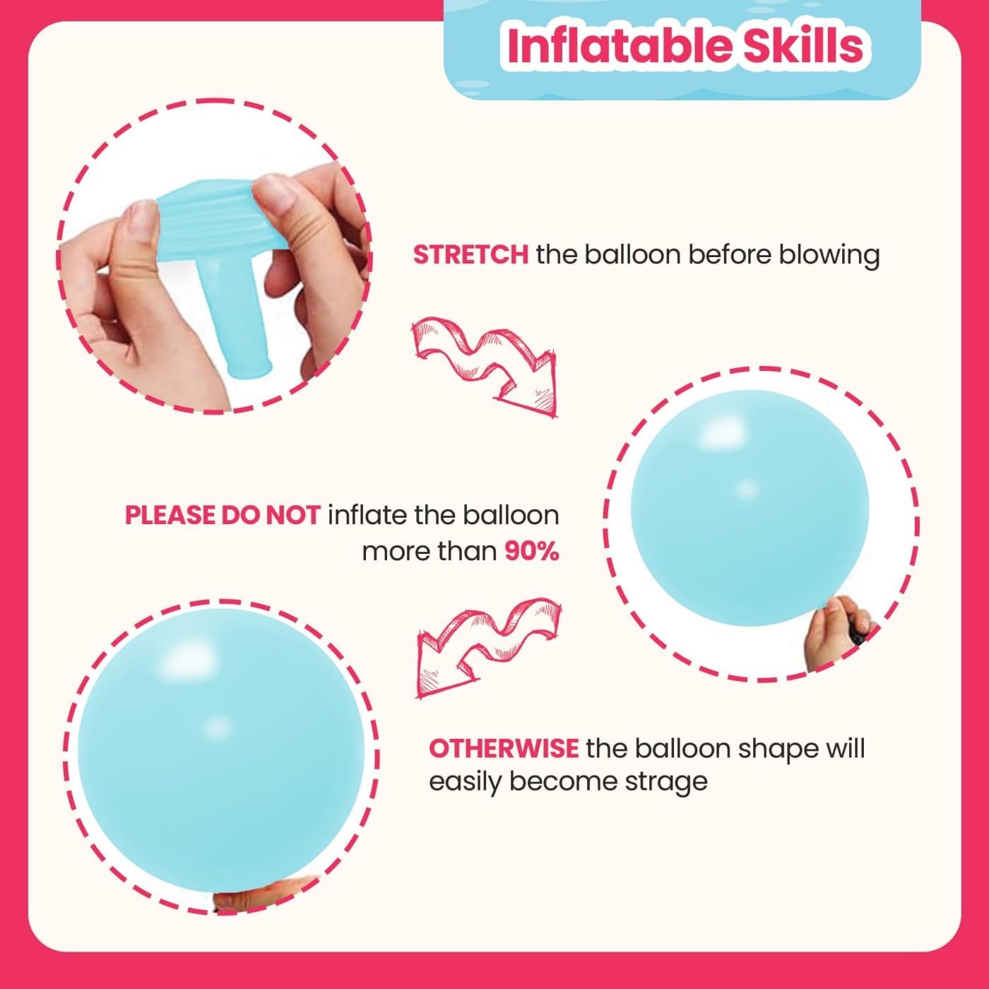 147 Pcs Pastel Blue Balloons Arch Kit Light Blue Different Size for Happy Birthday Decorations Gender Reveal Baby Shower Bridal Anniversary Decorations image 3
