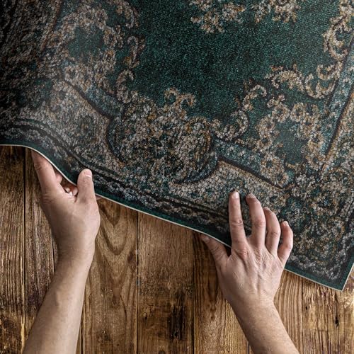 Tapis vinyle 100x150 cm persan entretien facile maison