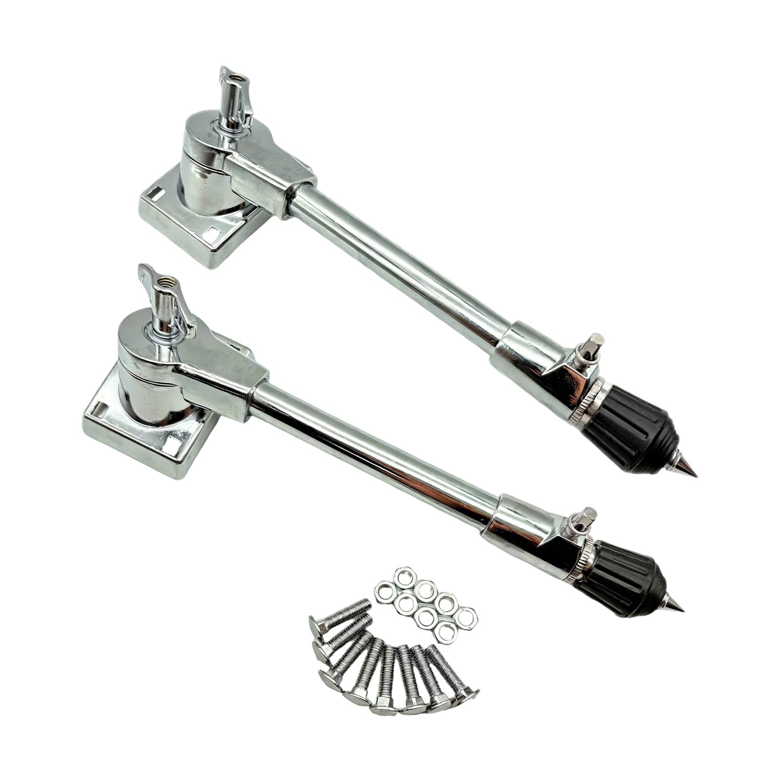 2 Stück rutschfeste Bassdrum Füße, Instrumentenzubehör mit rutschfester Basis, perfekt für professionelle und Anfänger Schlagzeuger Untere Percussion Instrumententeile