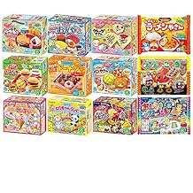 مجموعة متنوعة من 4 قطع من سلسلة Popin Cookin، حلوى نينجابو اليابانية المصنوعة يدويًا